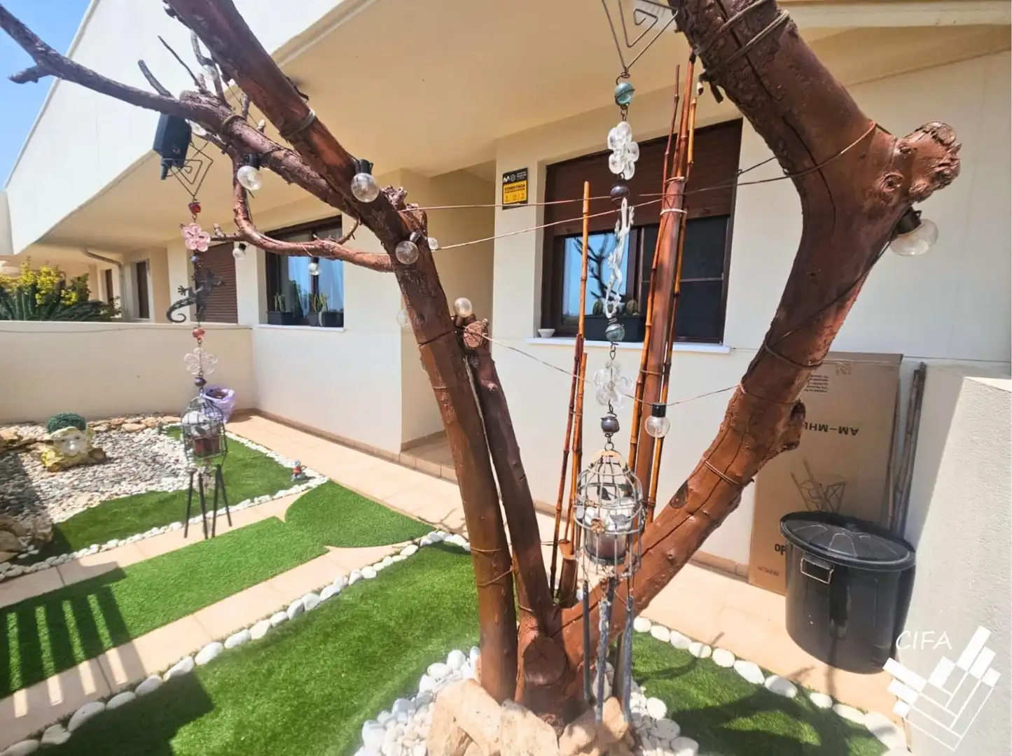 Terrassa de Apartament en venda en San Jorge / Sant Jordi amb Aire condicionat, Calefacció i Jardí privat