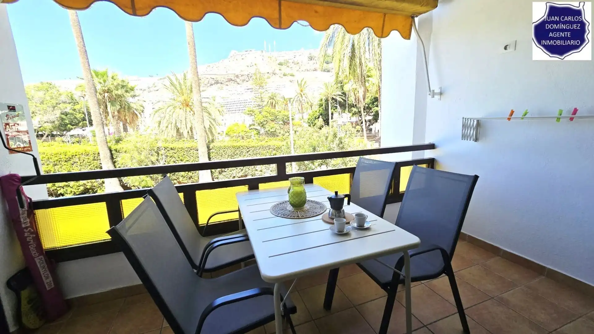 Terrasse von Wohnungen zur Miete in Mogán mit Terrasse, Möbliert und Gemeinschaftspool