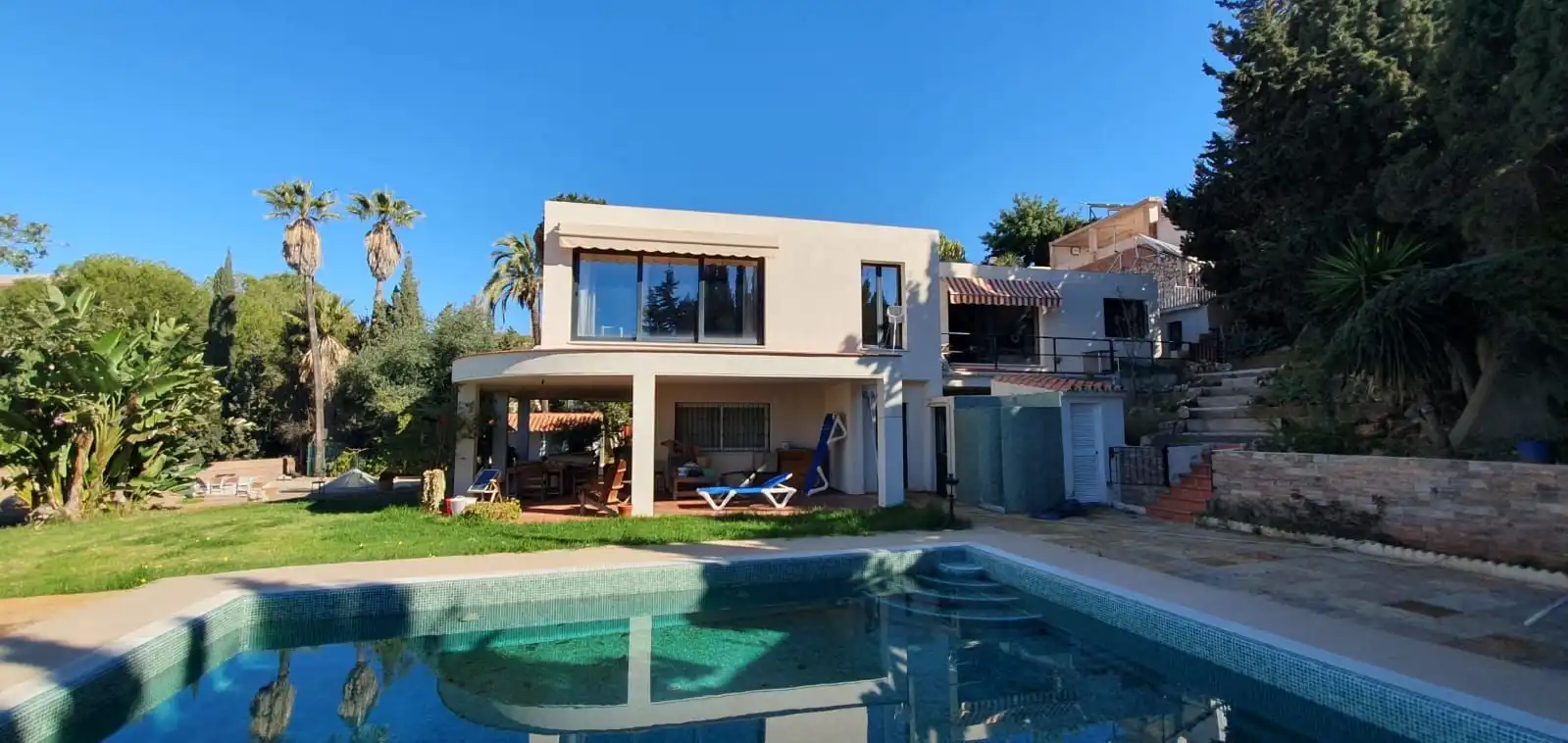 Jardí de Casa o xalet en venda en Málaga amb Aire condicionat, Jardí privat i Terrassa
