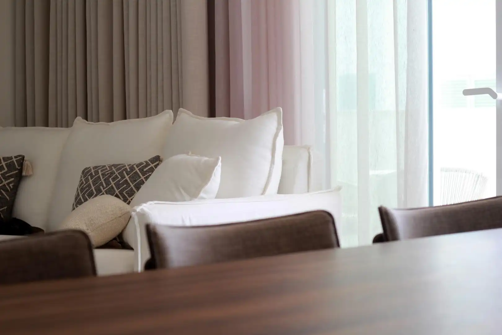 Sala de estar de Casa o chalet en venta en Pilar de la Horadada con Jardín privado, Terraza y Piscina comunitaria