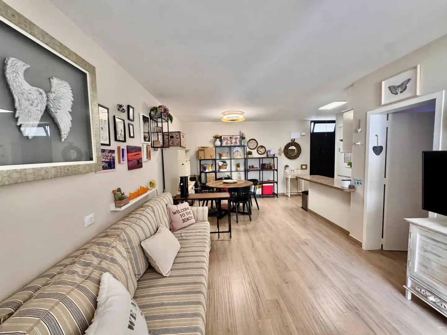 Sala de estar de Piso en venta en Arona con Jardín privado, Terraza y Amueblado