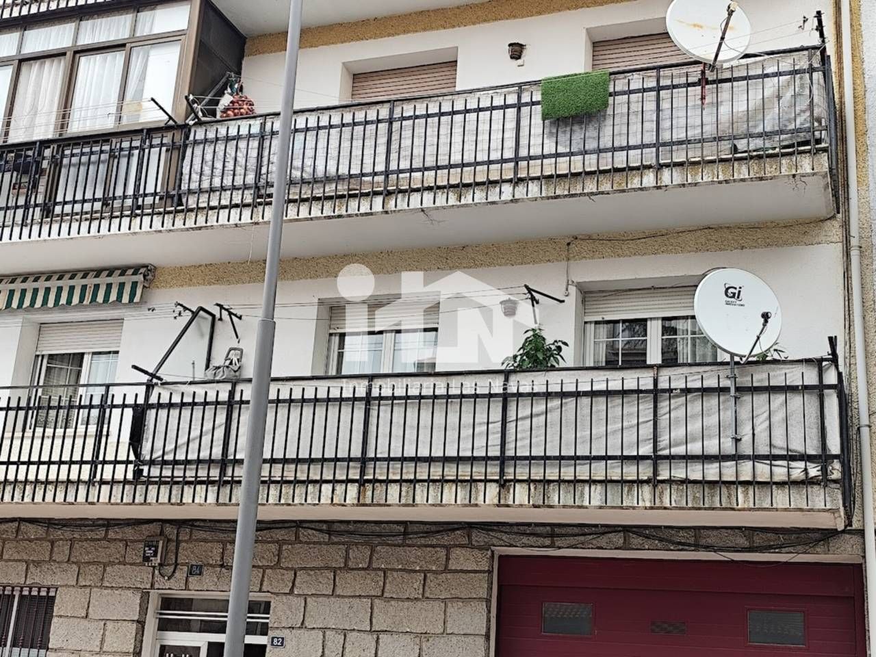 Exterior view of Flat for sale in Las Navas del Marqués   with Heating, Terrace and Storage room