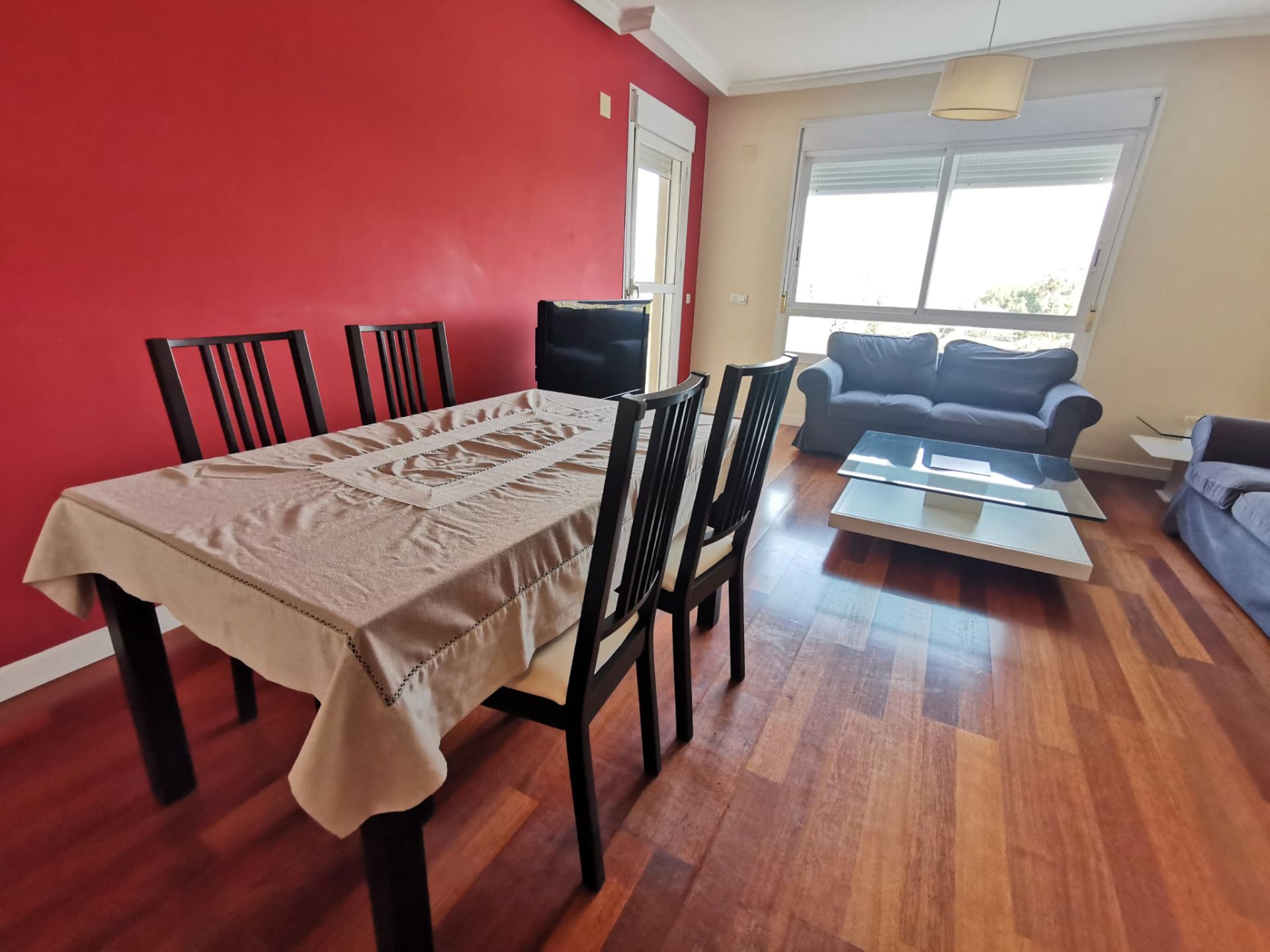 Dining room of Flat for rent in Málaga Capital  with Air Conditioner, Terrace and Swimming Pool
