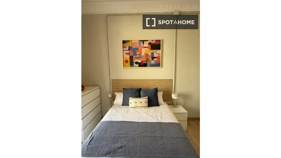 Bedroom of Flat for rent in Barcelona  with Air Conditioner, Heating and Furnished
