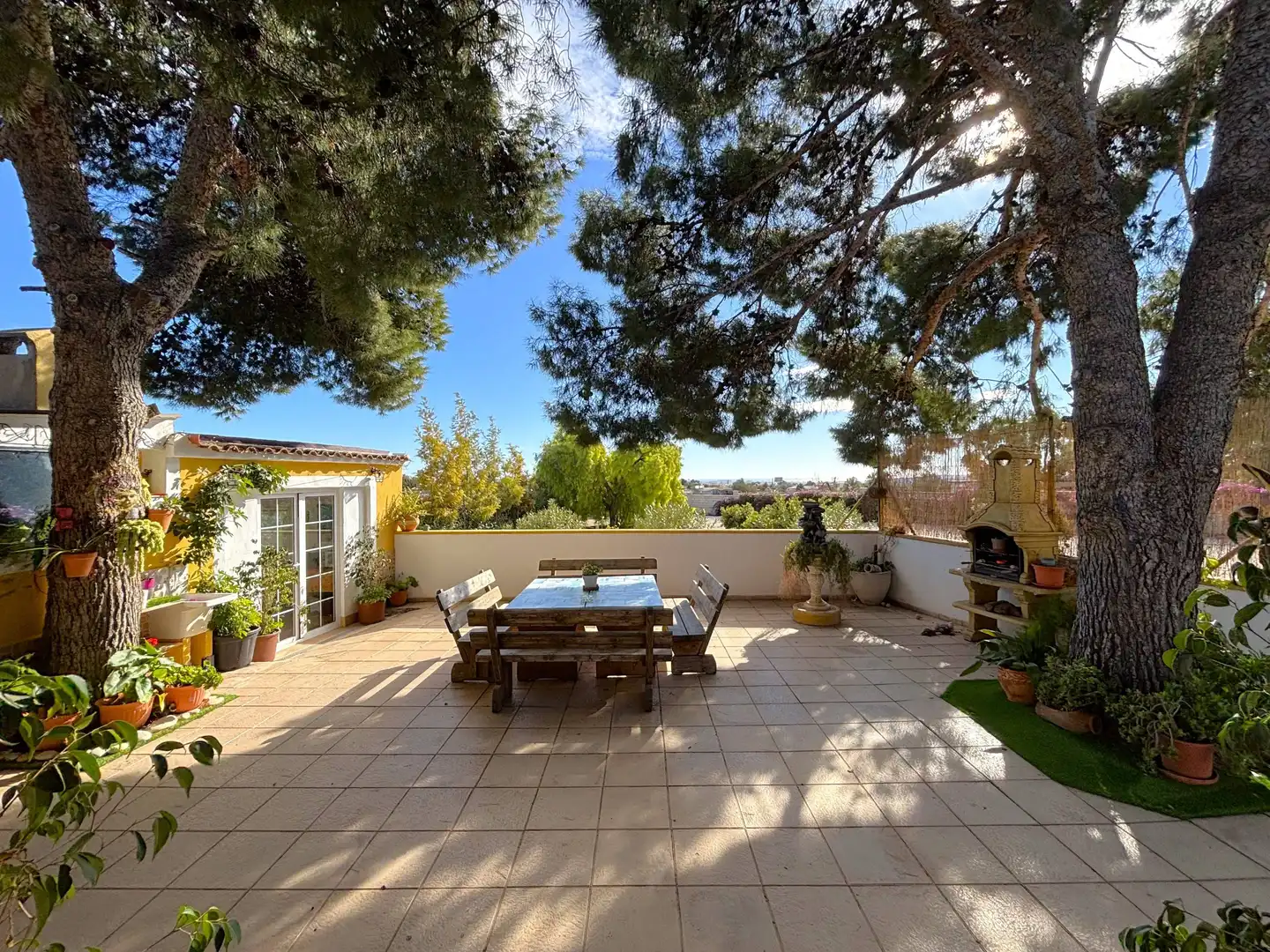 Terraza de Casa o chalet en venta en Alicante / Alacant con Aire acondicionado, Jardín privado y Trastero