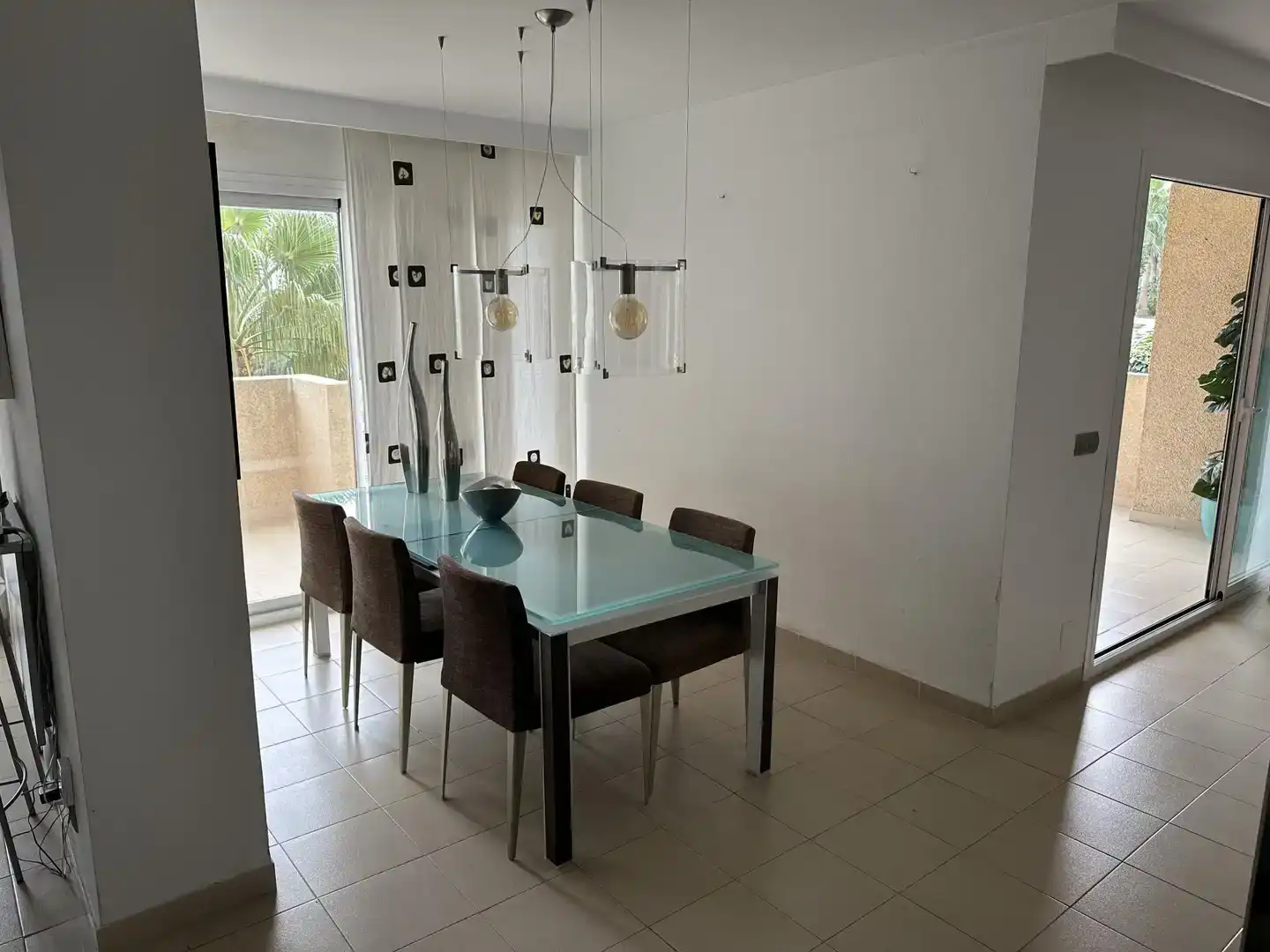 Dining room of Flat for rent in Pollença  with Air Conditioner, Swimming Pool and Balcony
