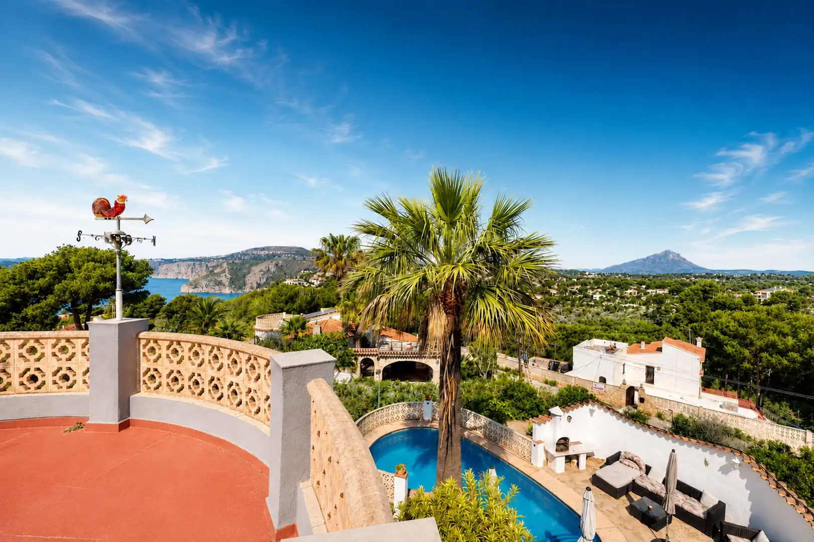 Vista exterior de Casa o xalet en venda en Jávea / Xàbia amb Aire condicionat, Calefacció i Jardí privat