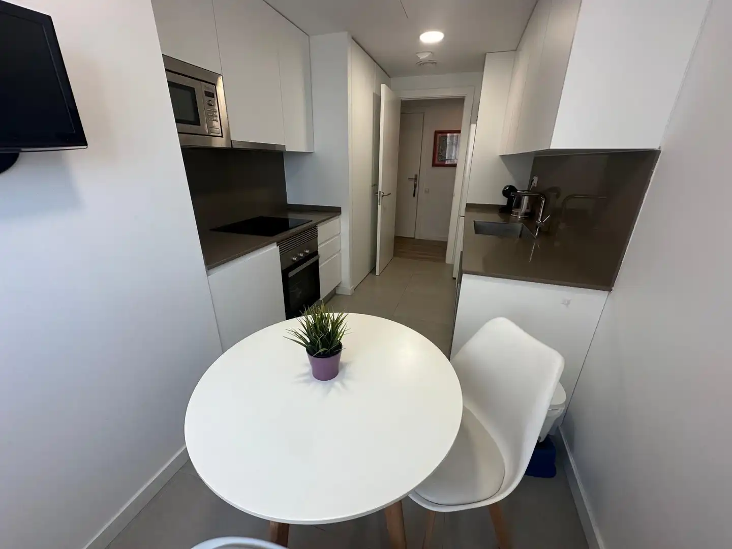 Cocina de Piso de alquiler en Badalona con Calefacción, Parquet y Trastero