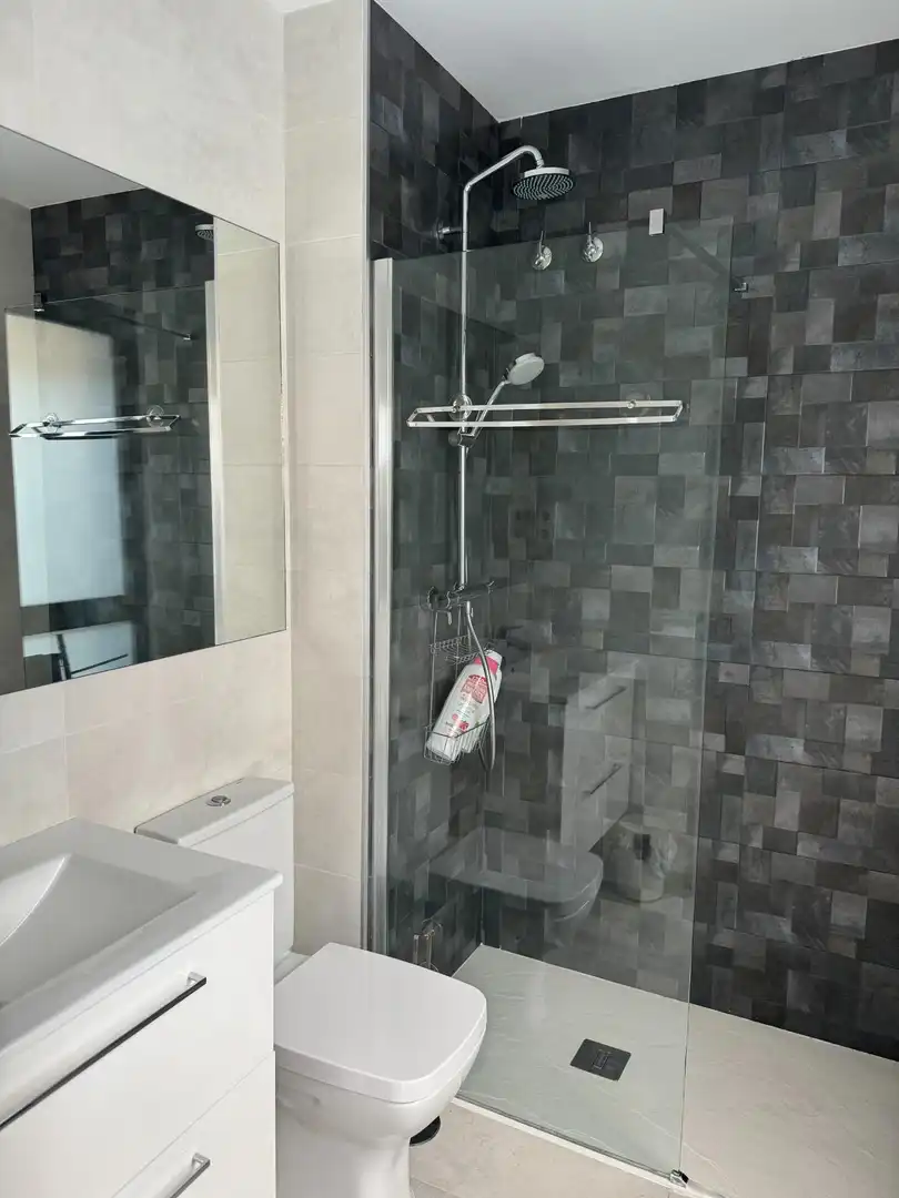 Bany de Apartament de lloguer en Málaga amb Aire condicionat, Calefacció i Moblat