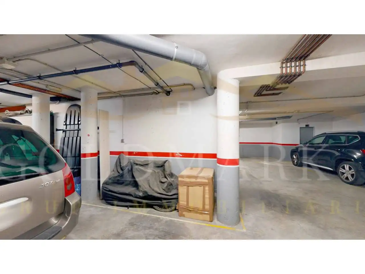 Parking of Flat for sale in Cubelles  with Air Conditioner, Heating and Terrace