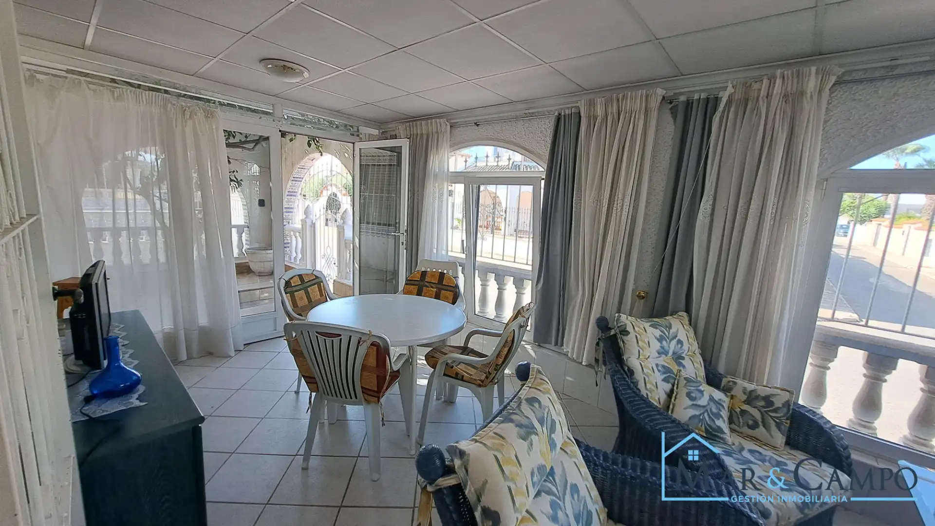 Comedor de Casa adosada en venta en Los Alcázares con Aire acondicionado, Jardín privado y Amueblado