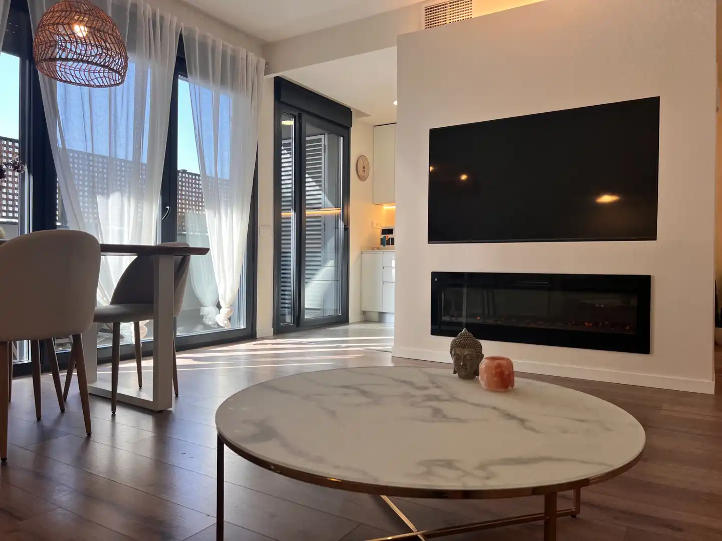 Living room of Ground floor for sale in Arenys de Mar  with Air Conditioner, Heating and Parquet flooring