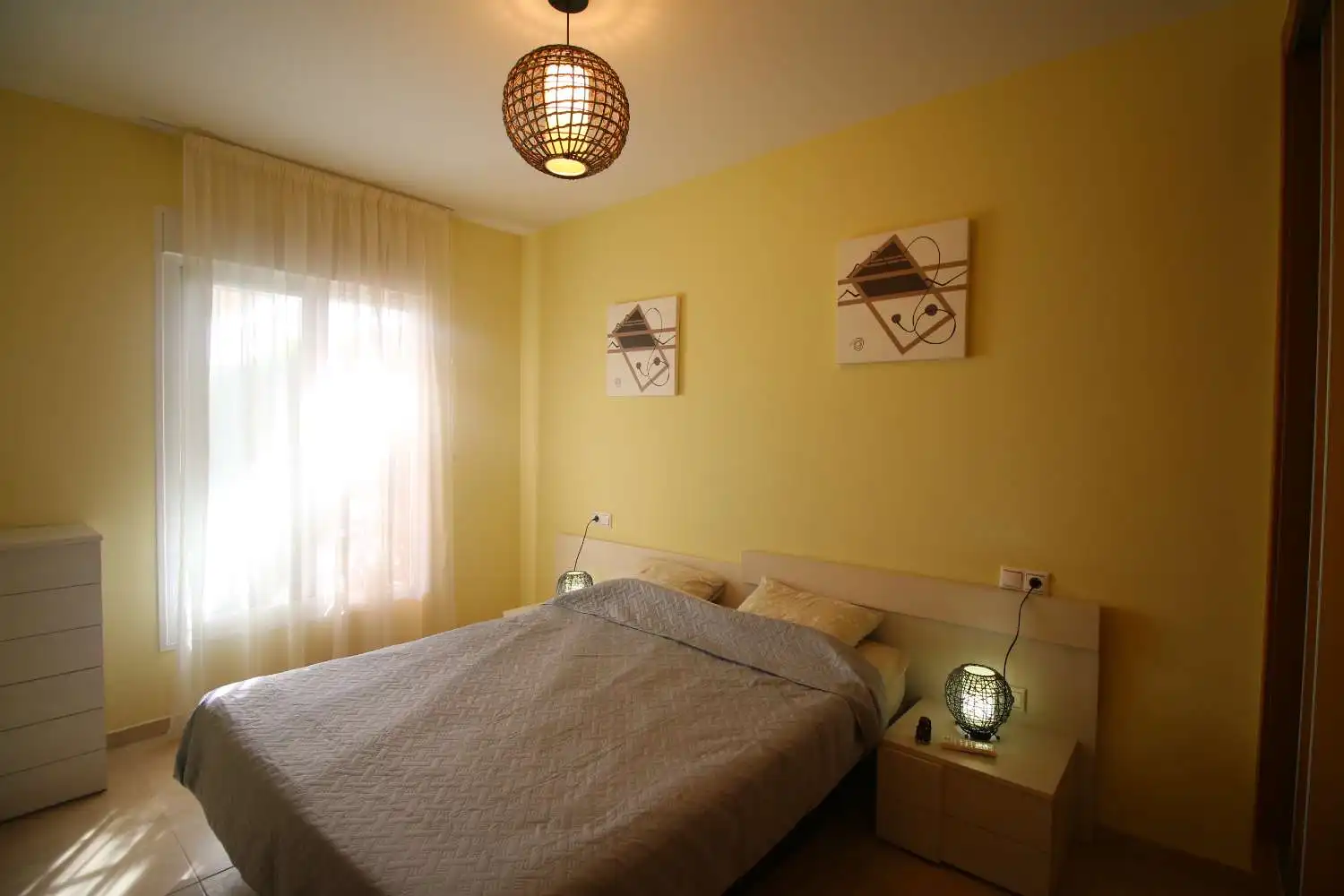Dormitori de Apartament de lloguer en Vera amb Aire condicionat, Calefacció i Terrassa
