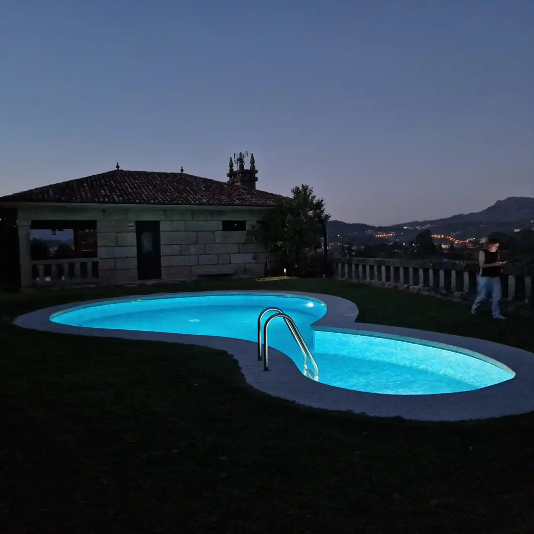 Piscina de Casa o chalet en venta en Gondomar con Calefacción, Parquet y Terraza