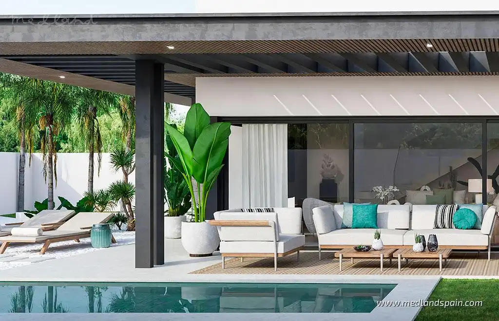 Chalet con piscina en venta en Riviera del Sol, imagen 5