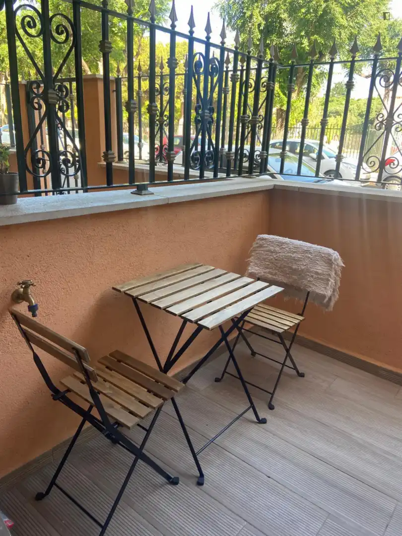 Terraza de Apartamento de alquiler en  Palma de Mallorca con Aire acondicionado, Amueblado y Horno