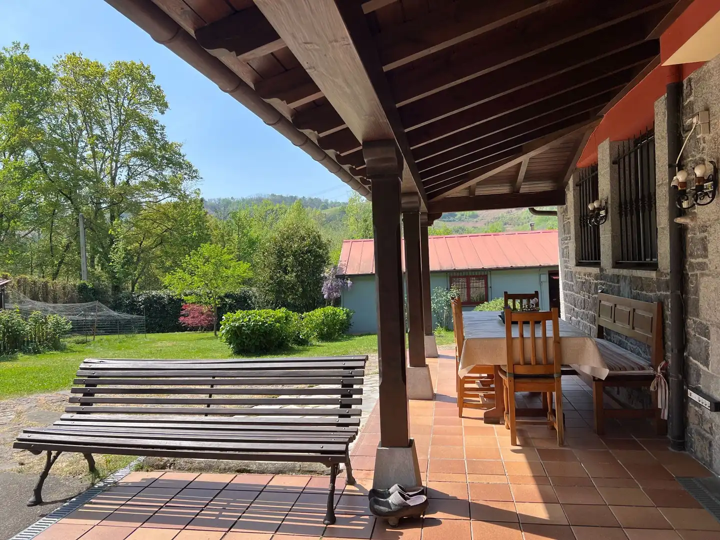 Terraza de Casa o chalet en venta en Cangas de Onís con Calefacción, Jardín privado y Amueblado