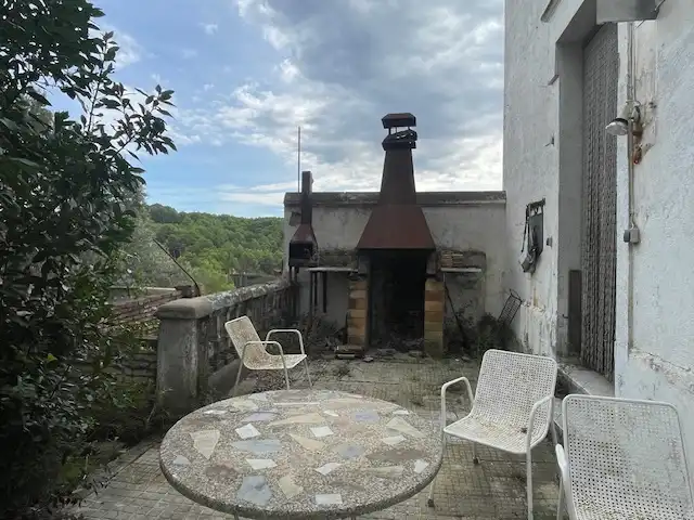 Terrasse von Country house zum Verkauf in Viladecavalls mit Klimaanlage, Heizung und Privatgarten