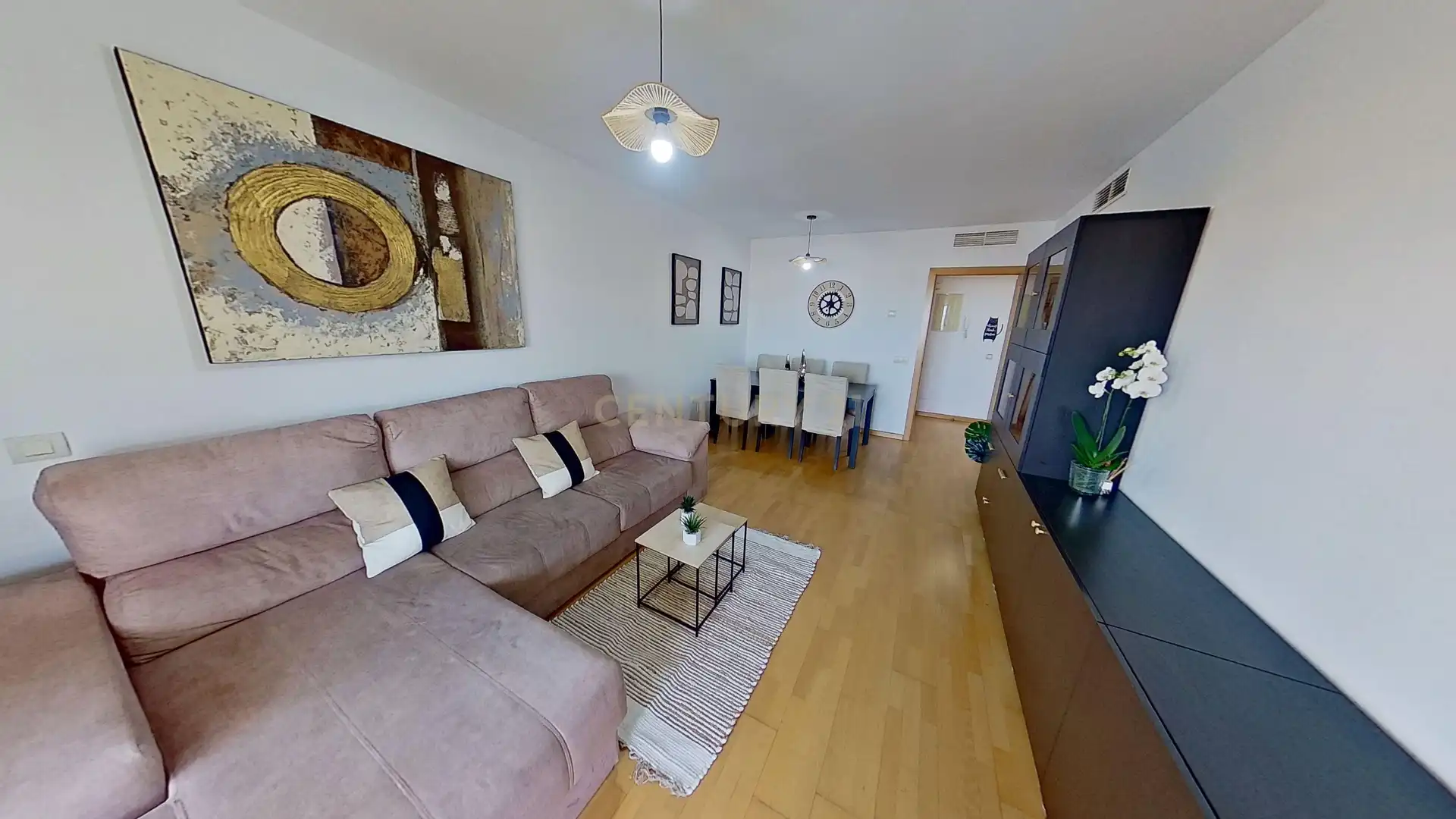 Sala de estar de Apartamento de alquiler en Málaga con Piscina, Horno y Lavadora