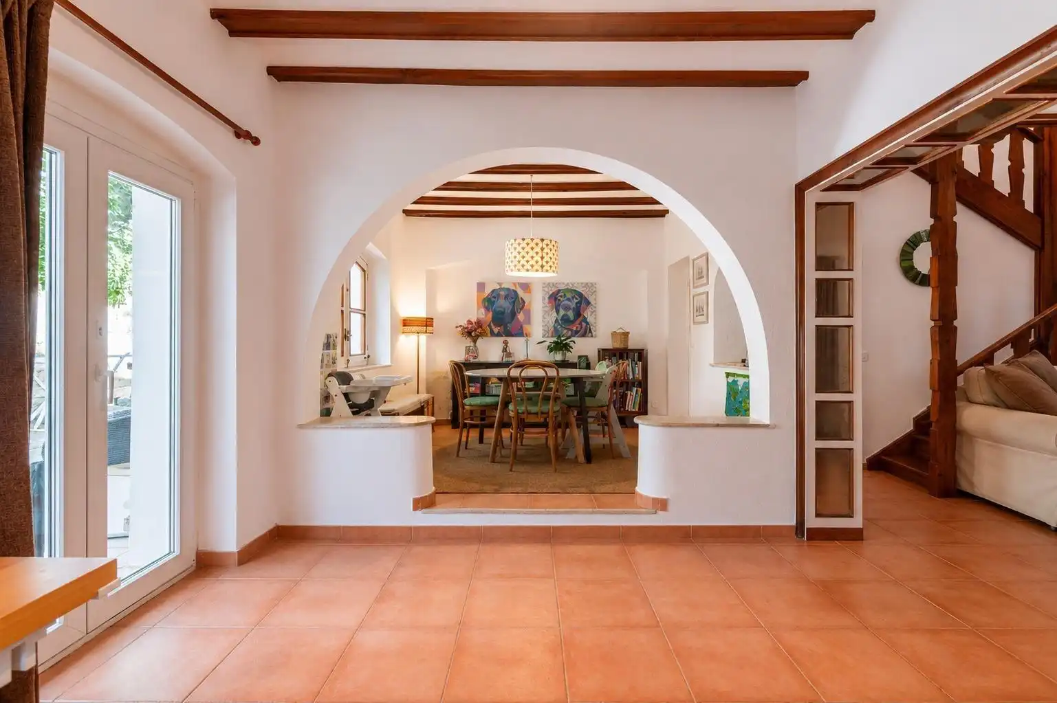 Casa aparellada amb piscina en venda a Abantos - Carmelitas, imagen 4