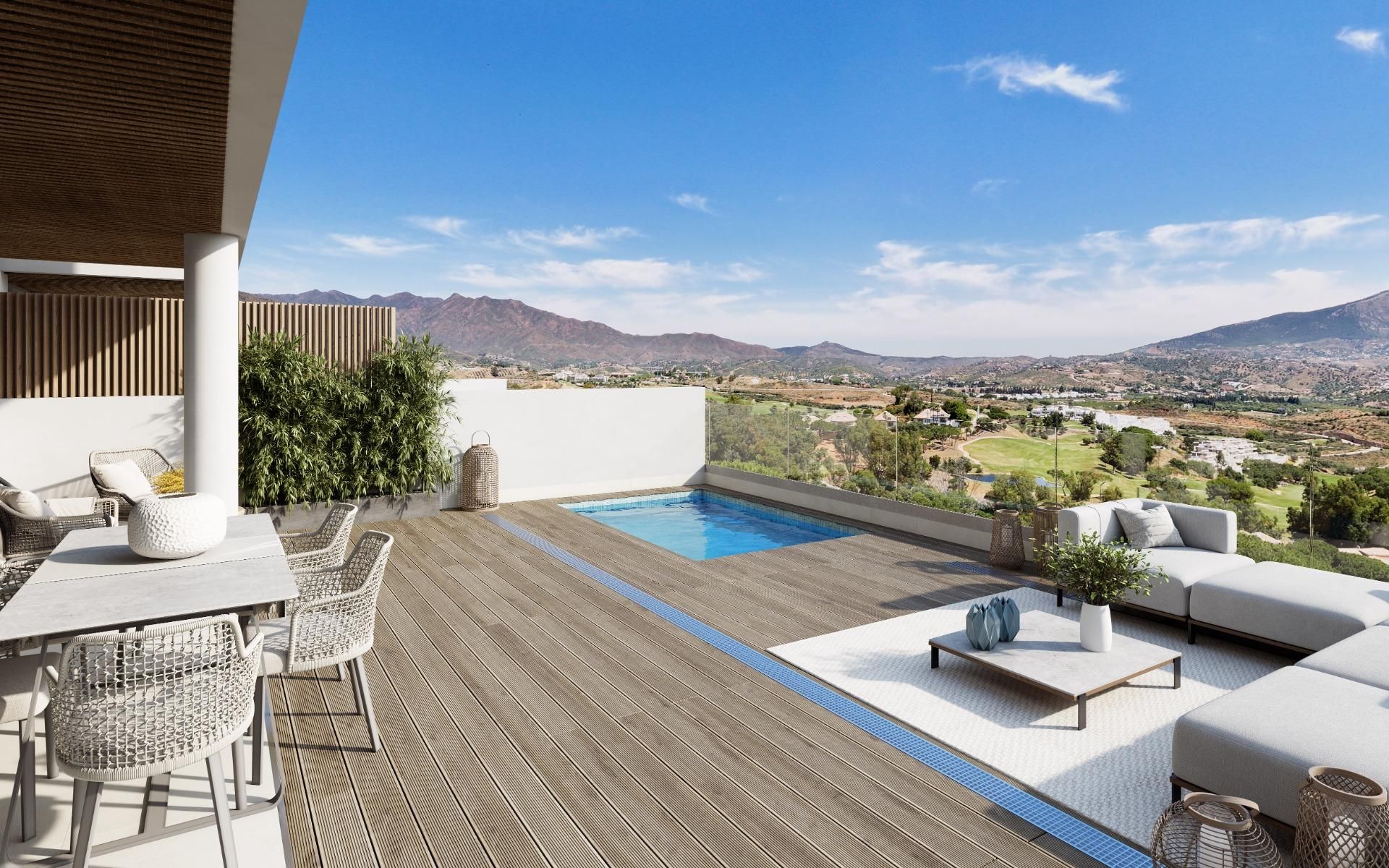 Terrace of Flat for sale in Mijas  with Private garden, Terrace and Storage room