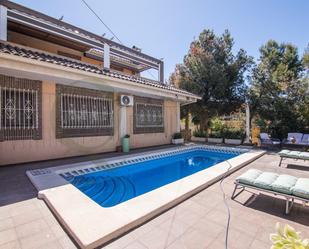 Exterior view of House or chalet for sale in San Vicente del Raspeig / Sant Vicent del Raspeig  with Heating, Private garden and Terrace