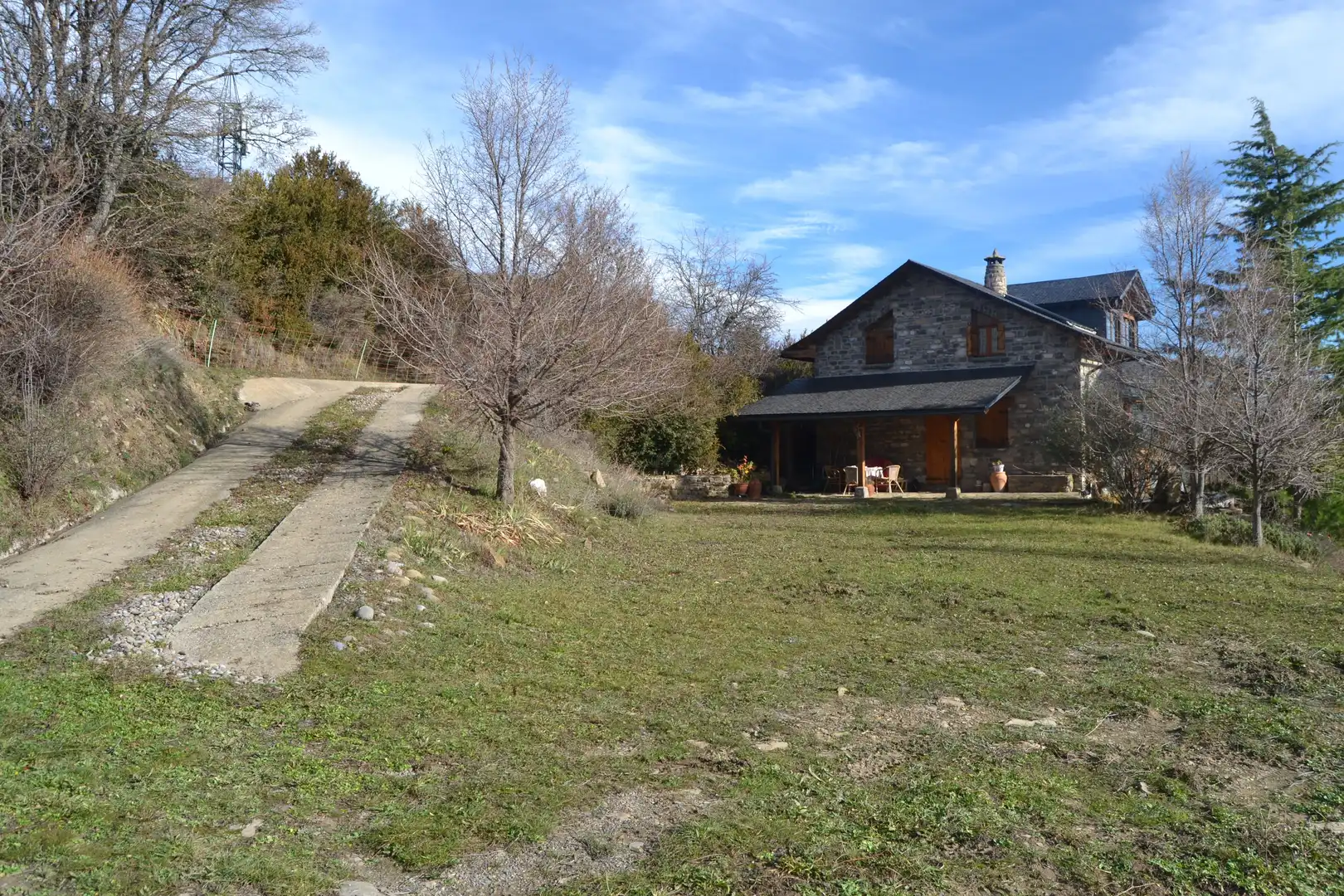 Garten von Haus oder Chalet zum Verkauf in Aisa mit Heizung und Privatgarten