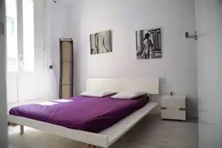 Schlafzimmer von Wohnung zur Miete in Zaragoza mit Heizung, Terrasse und Möbliert