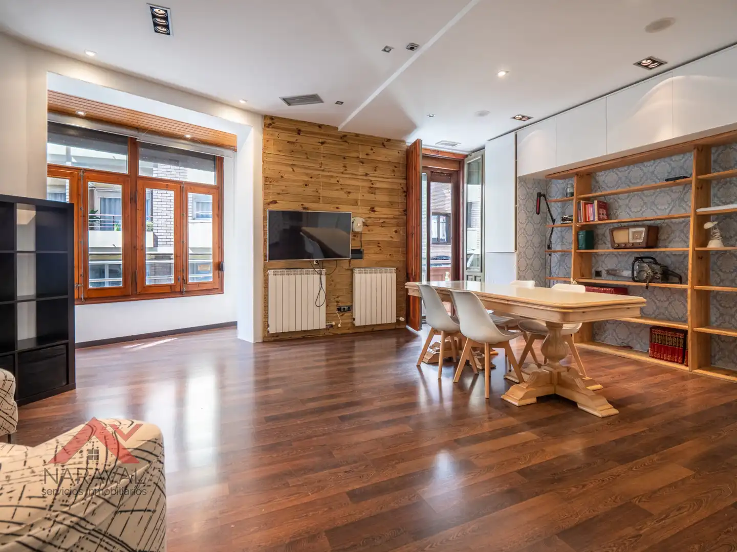 Sala d'estar de Pis en venda en Tudela amb Calefacció, Parquet i Terrassa