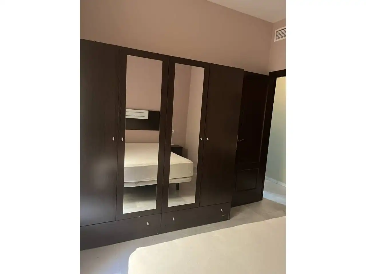 Bedroom of Flat for sale in Morón de la Frontera  with Air Conditioner, Furnished and Balcony