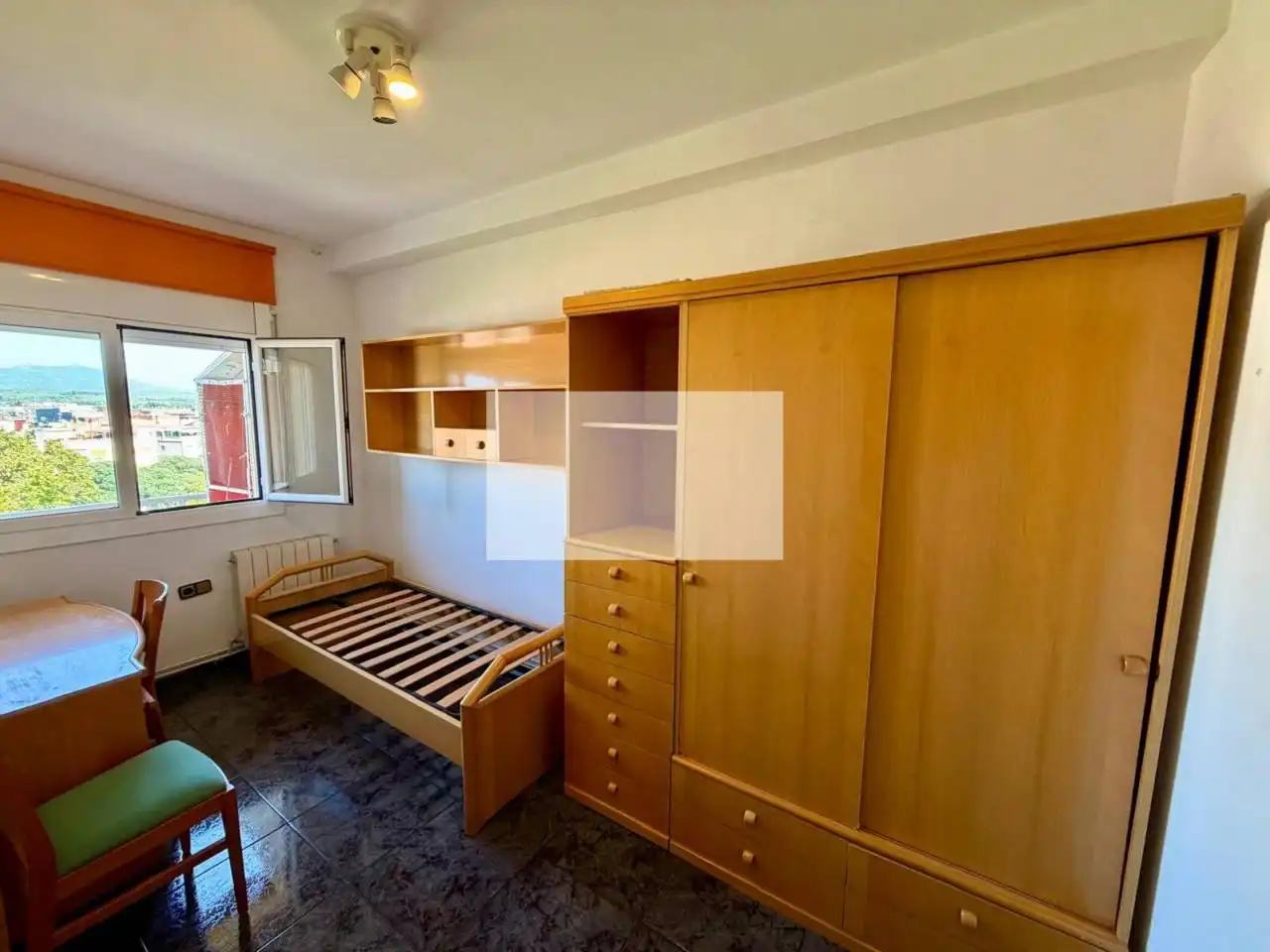 Bedroom of Flat for sale in Sabadell  with Air Conditioner, Heating and Balcony