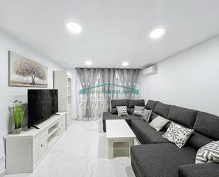 Sala d'estar de Apartament de lloguer en Alcanar amb Aire condicionat, Terrassa i Balcó