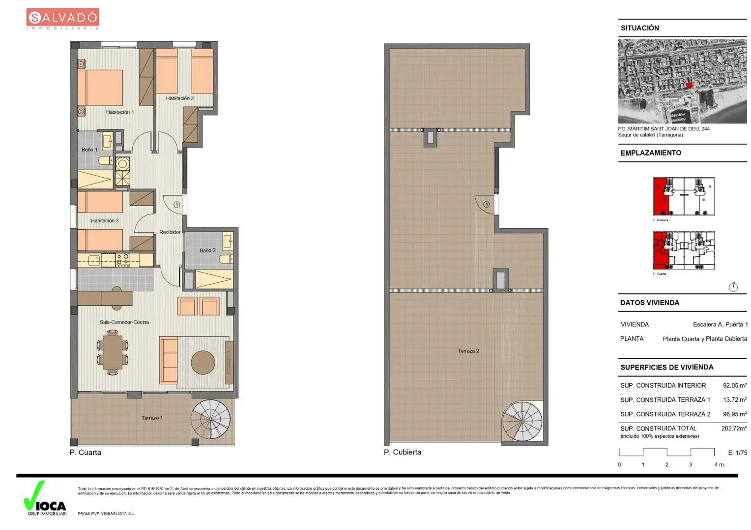 Flat for sale in Calafell  with Air Conditioner, Heating and Terrace