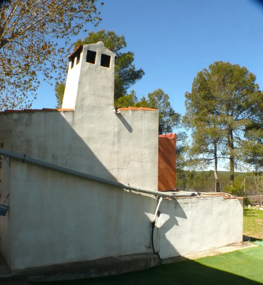 Vista exterior de Casa o xalet en venda en Mogente / Moixent amb Aire condicionat, Calefacció i Jardí privat