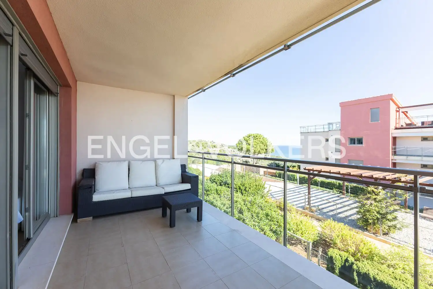 Terrace of Flat for rent in Oropesa del Mar / Orpesa  with Air Conditioner, Heating and Private garden