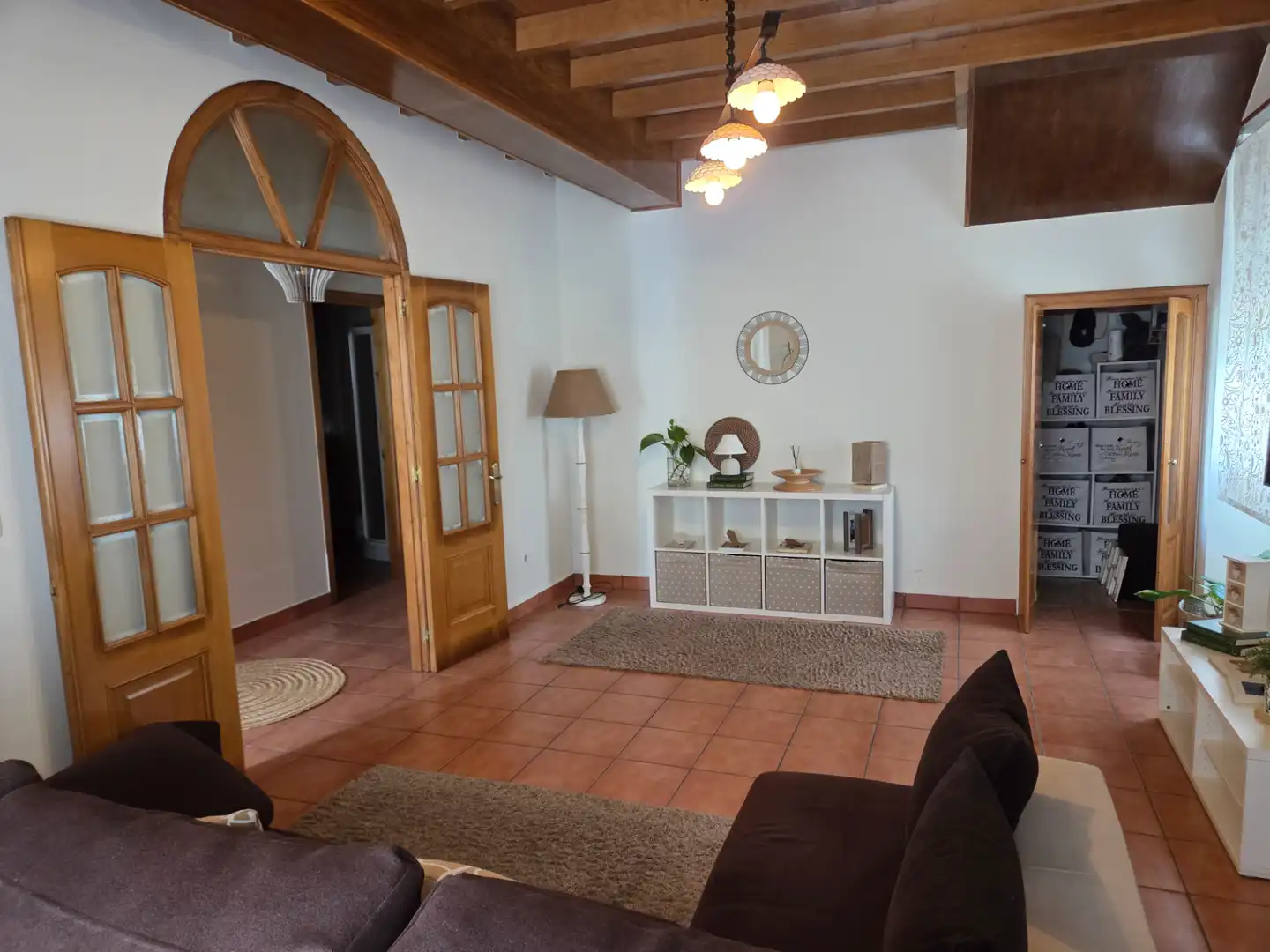 Wohnzimmer von Einfamilien-Reihenhaus zum Verkauf in Alfoz mit Heizung, Privatgarten und Abstellraum