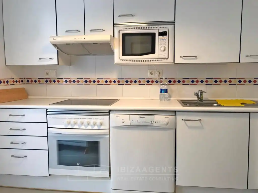 Kitchen of Apartments for rent in Eivissa  with Air Conditioner, Terrace and Washing machine
