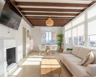 Sala d'estar de Apartament de lloguer en Fuengirola amb Aire condicionat, Calefacció i Moblat