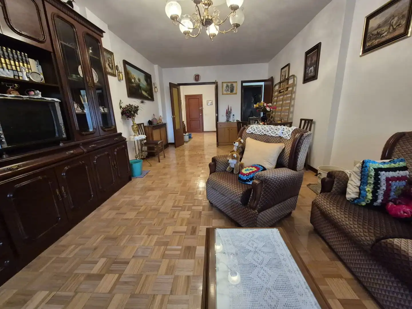 Sala de estar de Piso en venta en Ávila con Calefacción, Terraza y Trastero
