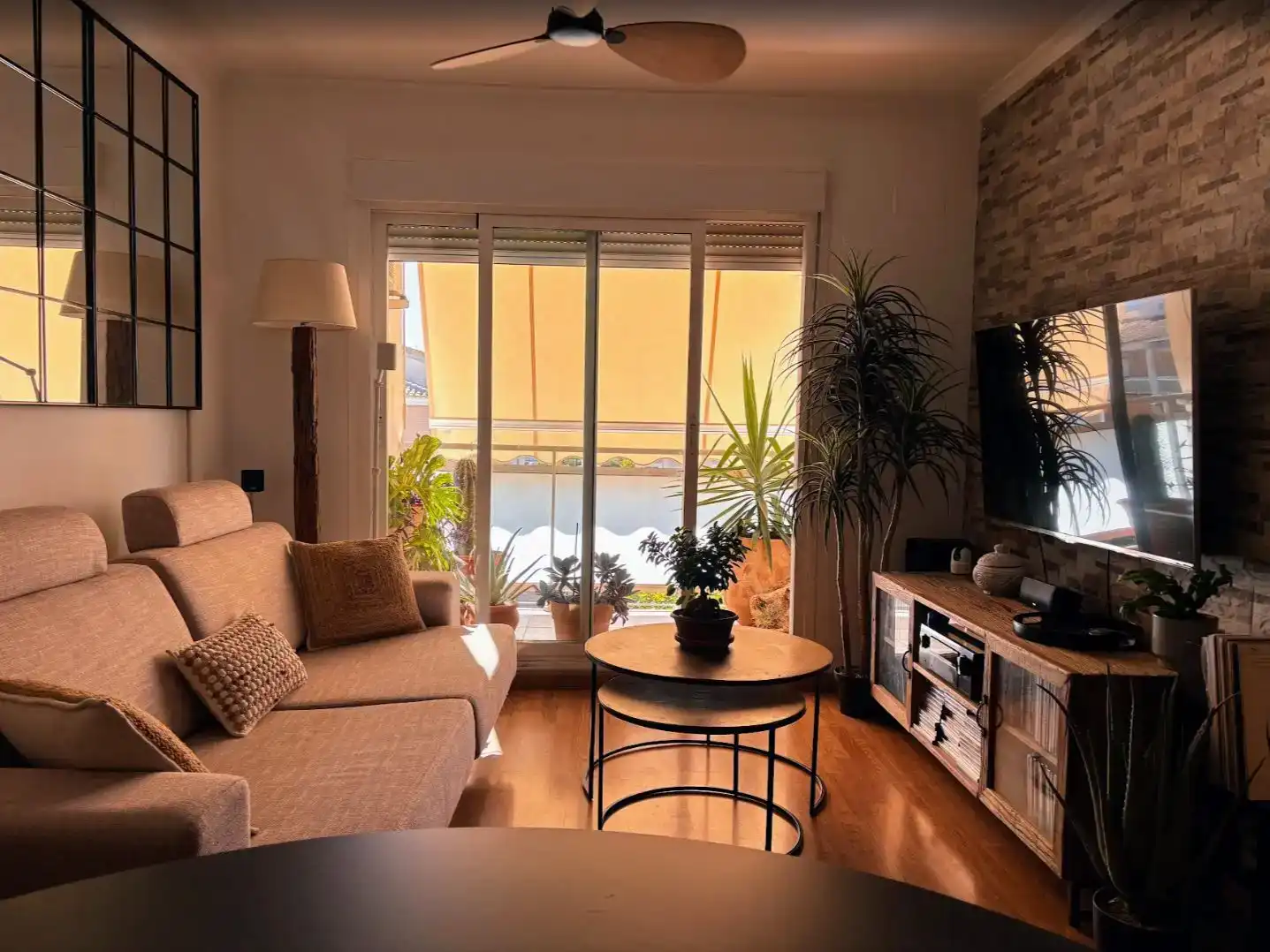Living room of Flat for sale in Pedreguer  with Air Conditioner