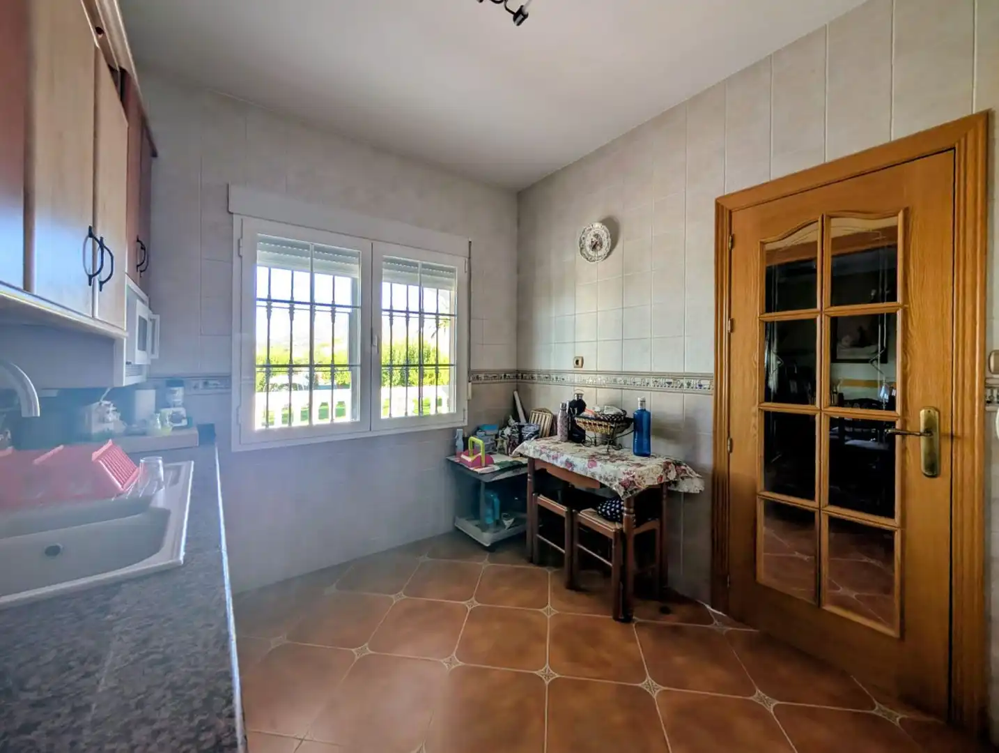 Cuina de Casa o xalet en venda en Loja amb Aire condicionat, Calefacció i Jardí privat