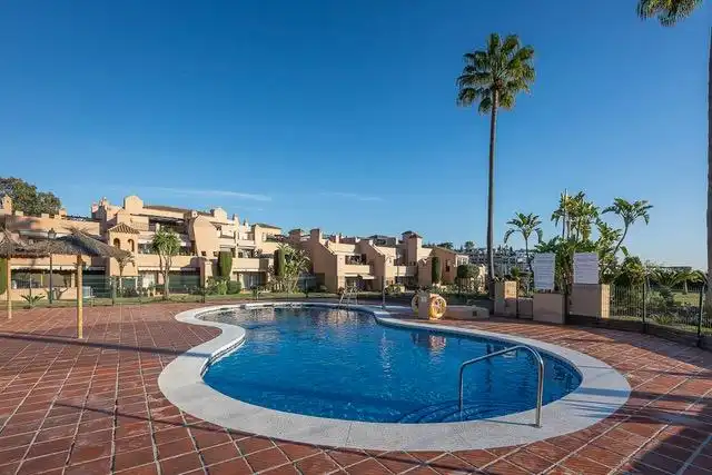 Exterior view of Attic for sale in Estepona  with Air Conditioner, Parquet flooring and Terrace