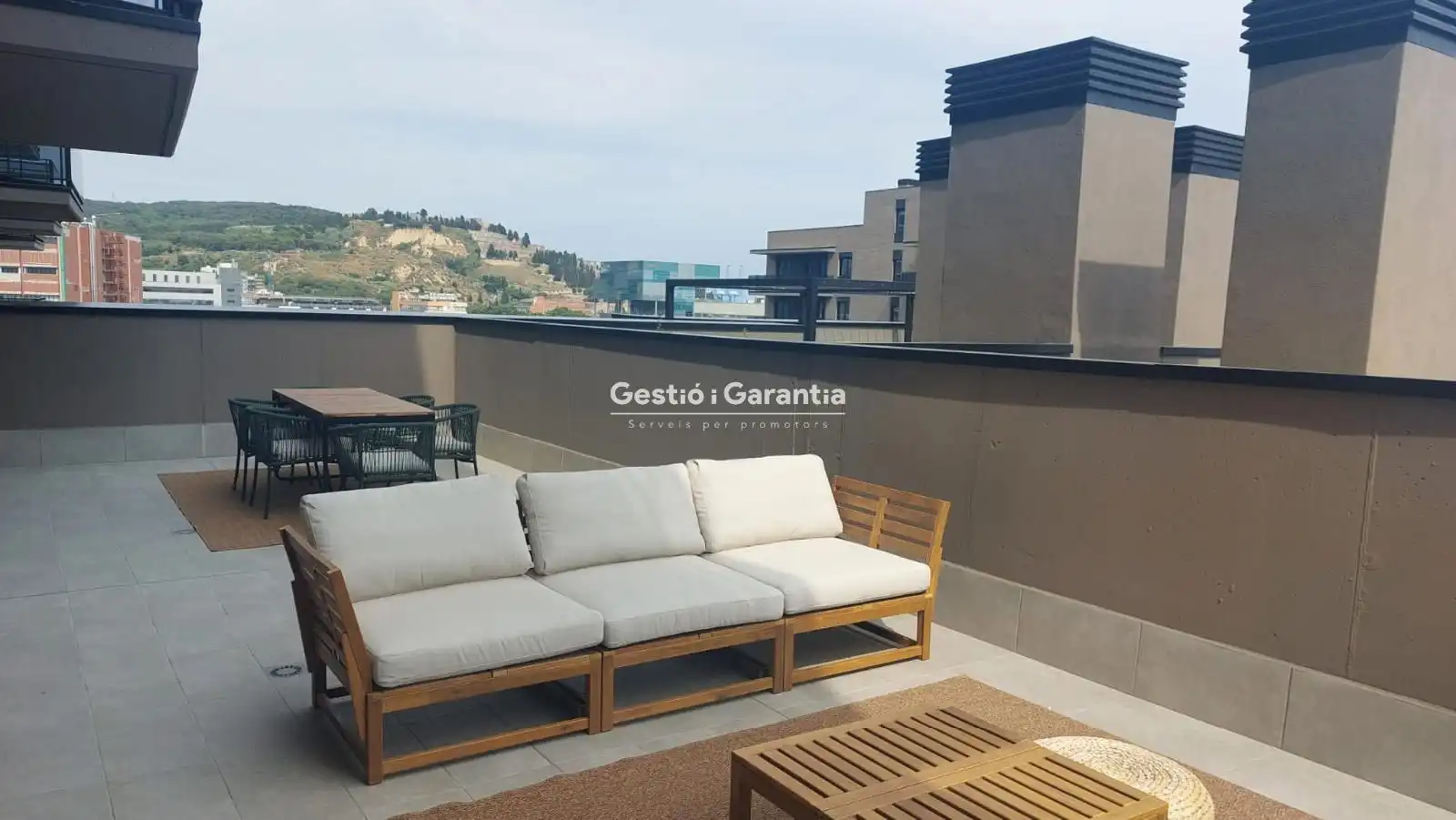 Terrace of Flat for sale in Barcelona  with Terrace, Storage room and Swimming Pool