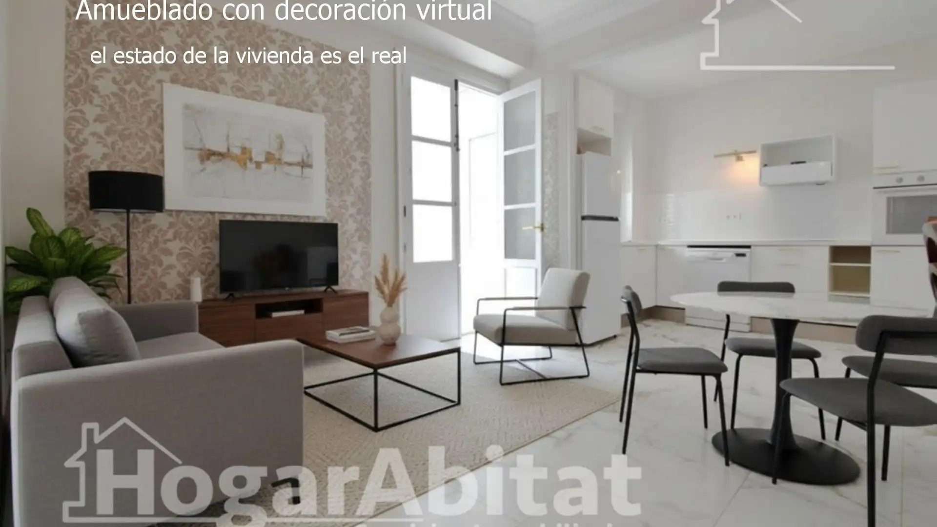 Wohnzimmer von Wohnung zum Verkauf in Oliva