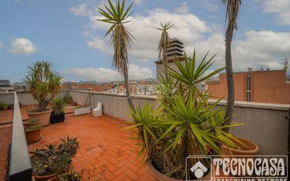 Terrace of Flat for sale in Sant Adrià de Besòs  with Air Conditioner, Heating and Terrace