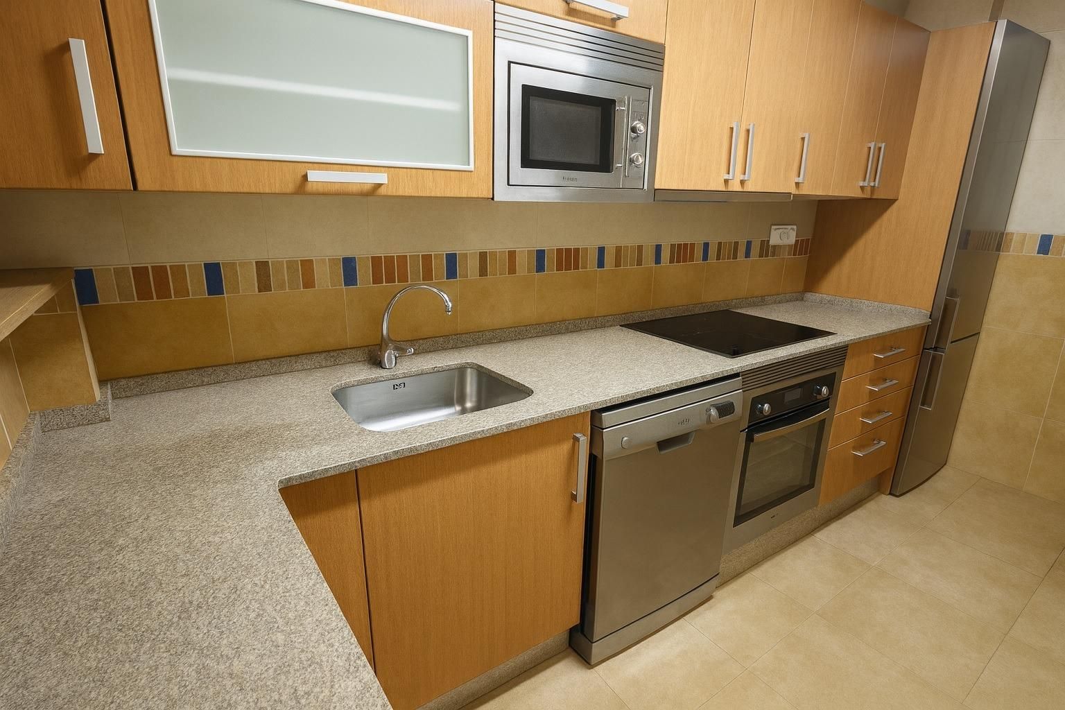 Kitchen of Flat for sale in Pilar de la Horadada  with Air Conditioner, Heating and Private garden