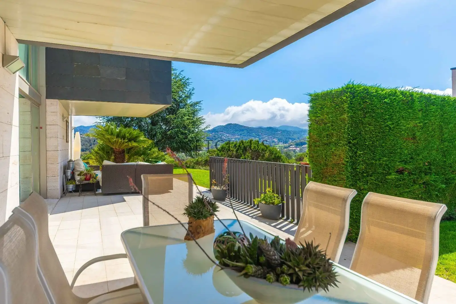 Terrassa de Casa o xalet en venda en Vallromanes amb Aire condicionat, Calefacció i Jardí privat