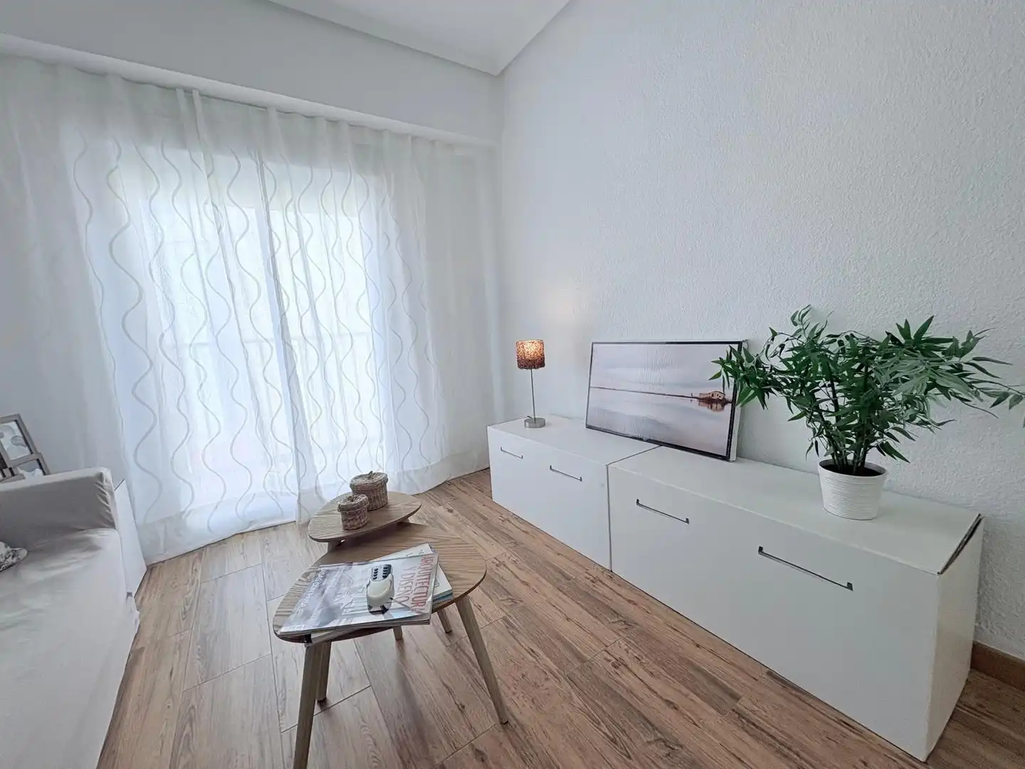 Wohnzimmer von Wohnung zum Verkauf in Valencia mit Balkon
