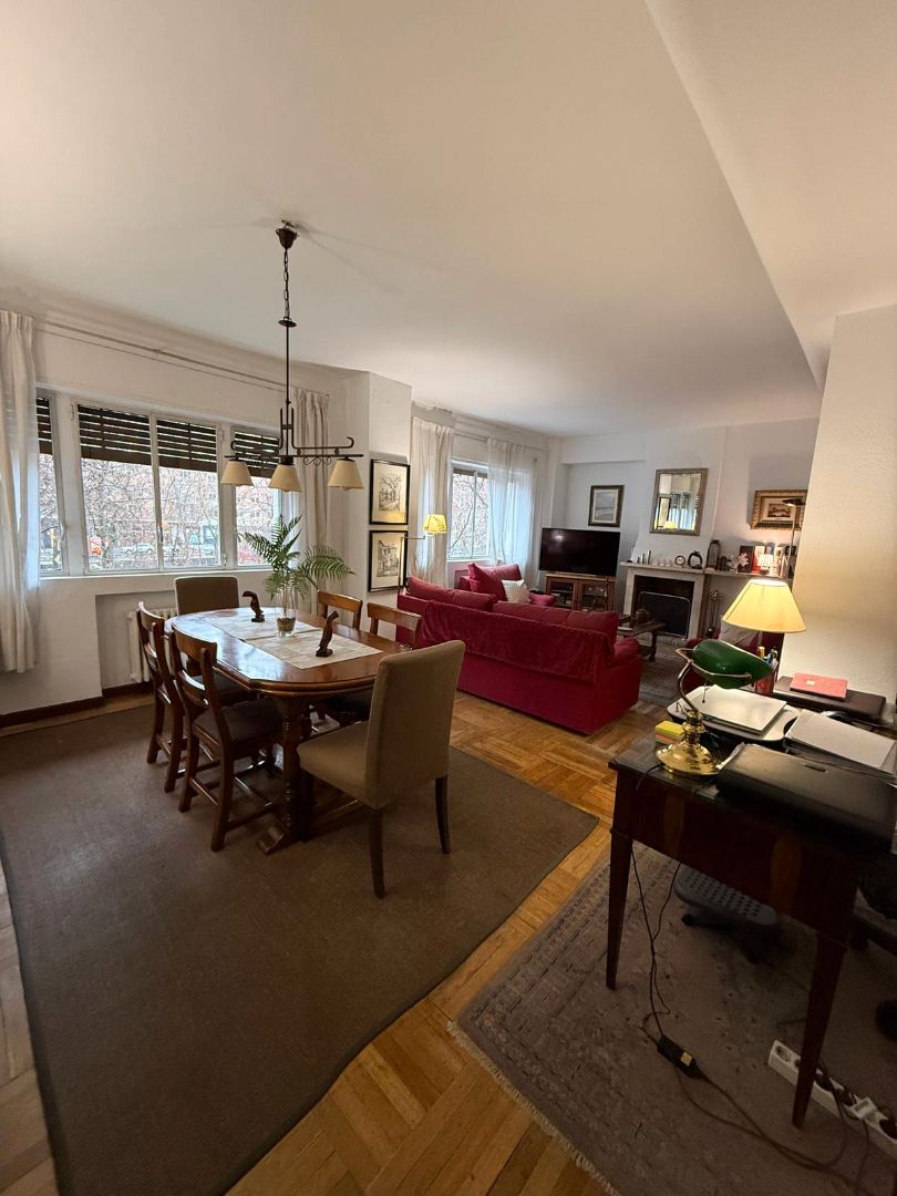 Dining room of Flat for sale in  Madrid Capital  with Heating and Storage room