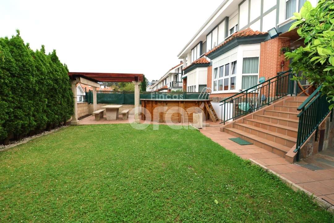 Garden of Single-family semi-detached for sale in Abanto y Ciérvana-Abanto Zierbena  with Heating, Private garden and Terrace